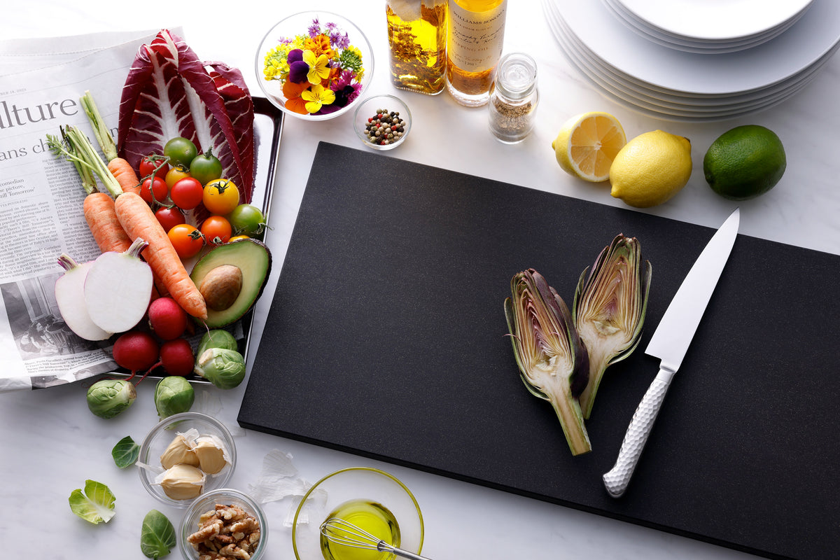 Professional Black Parker Asahi cutting board (20MM THICKNESS