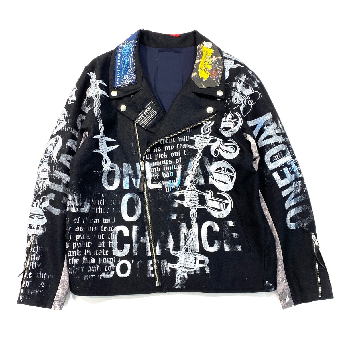 Cote Jacket Cote Mer REMAKE WOOL RIDERS JACKET BLACK – Bonsai Boys Trading